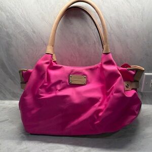 Kate Spade Fuchsia and Tan Tote
